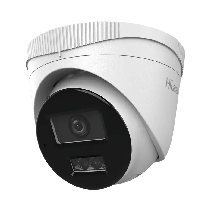 HiLook Series / Turret IP de 2 Megapixel / Lente 2.8 mm / 30 mts IR / Micrófono Integrado / Exterior IP67 / PoE / dWDR / H.265+ / ONVIF