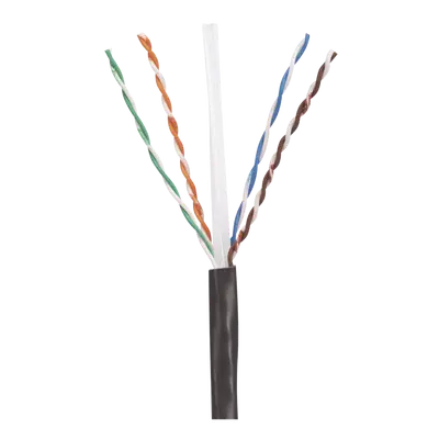 Cable UTP por Metro Cat6, Calibre 23, CLIMAS EXTREMOS, Color blanco, sin blindar, para intemperie