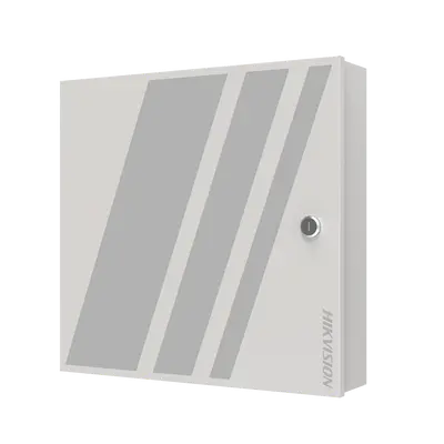 Controlador de Acceso de 4 Puertas / Administrable en la Nube con Hik-Connect Teams / Interfaz Web / Expandible con Módulo DS-K2M002X (hasta 128 Puertas) / 200,000 Tarjetas / Wiegand / 8 Lectoras de Huella y Tarjeta