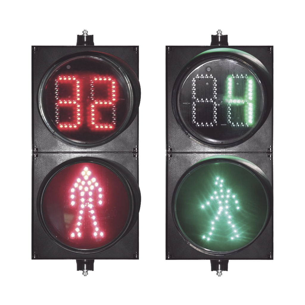 Semáforo Peatonal / Cuenta Regresiva / Rojo / Verde / Dinamico / Diámetro 20 Cm.