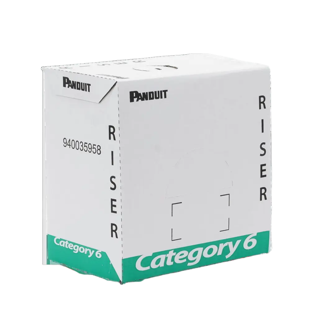 Bobina de Cable UTP, Categoría 6 de Alto Rendimiento (+350 MHz), 23 AWG, PVC (CMR, Riser), Bobina de 305 m, Color Azul