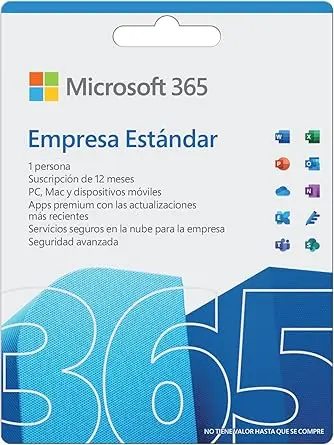 [ESDMSF1000] MICROSOFT 365 BUSINESS STANDARD, 1 Licencia -1 usuario- ESD