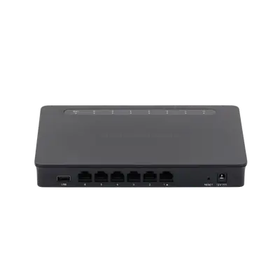 [GWN7001] Router Gigabit VPN / Balanceador de cargas / 30,000 sesiones NAT / 6 puertos 10/100/1000 Mbps (WAN/LAN) / Compatible con GWN Cloud.