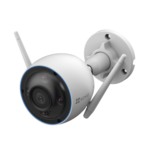 [CS-H3-3K] Bala WiFi / 5MP (3K) / Detección humana / Detección de Vehiculo / Sirena / Luz Parpadeante / Colores en Oscuridad / Micro SD / Uso en Exterior